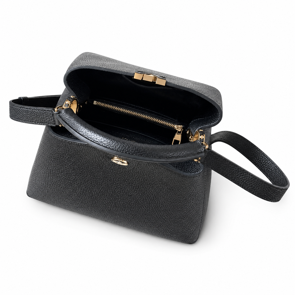 Louis Vuitton Black Top Handle Bag