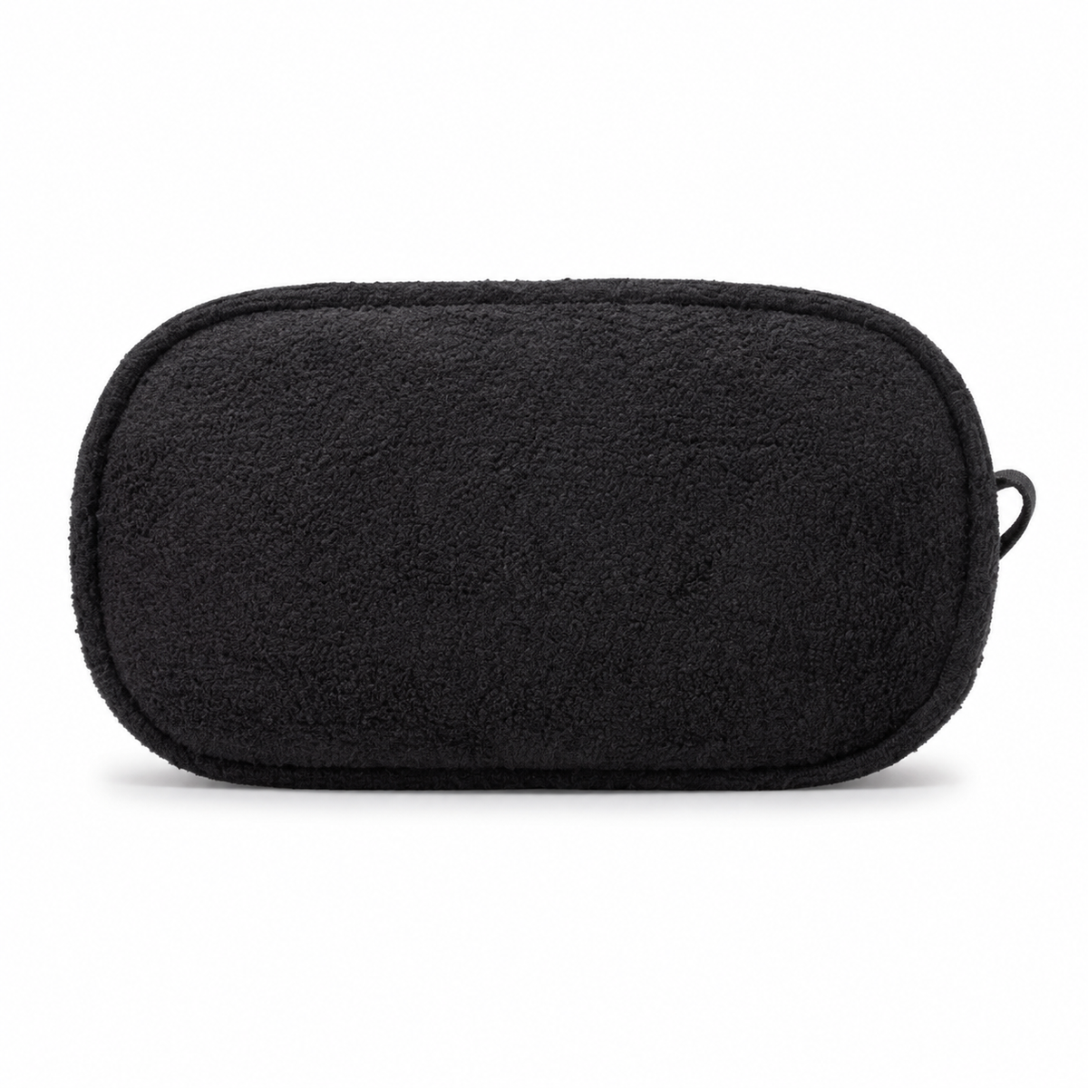 Chanel Black Terry Cloth Hobo Bag | Tonal CC Embroidery & No Hardware
