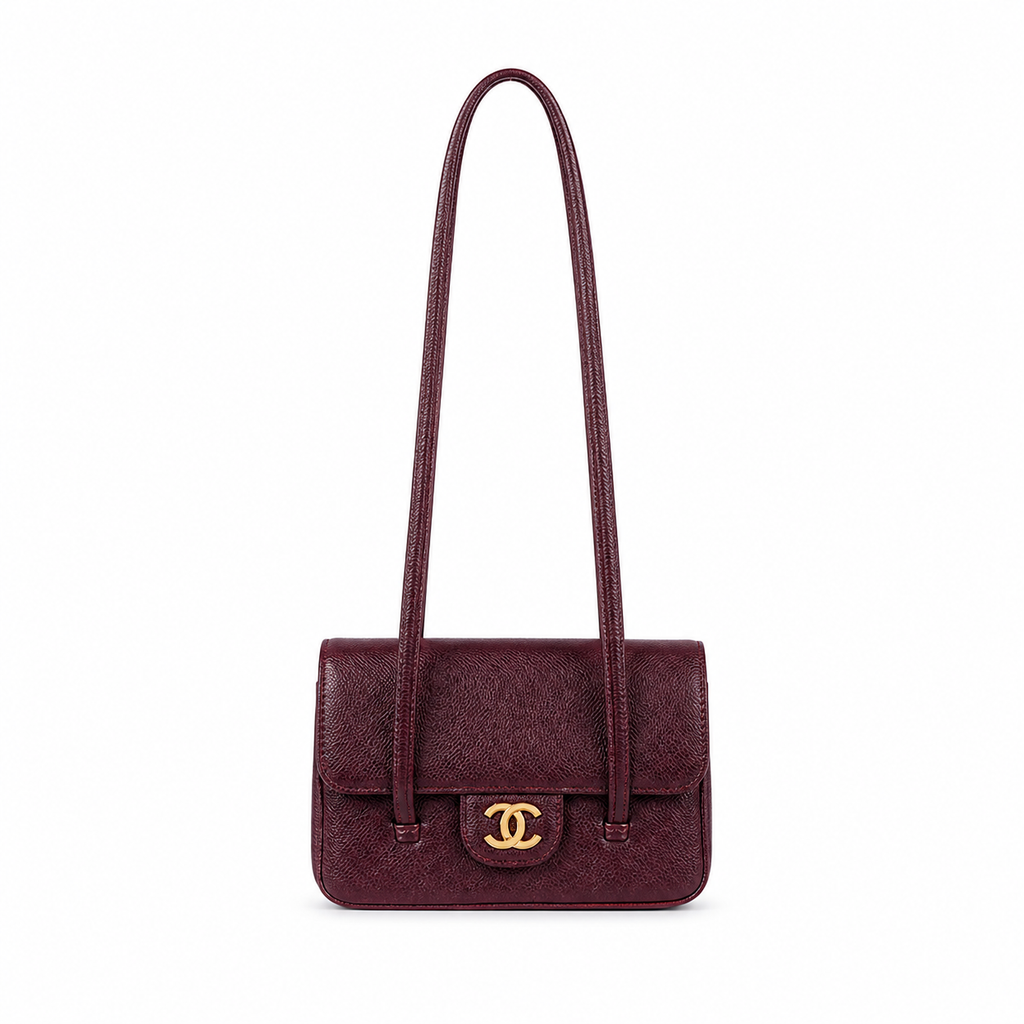 Chanel Classic Quilted Mini Flap Bag | CC Turn-Lock Chain Strap — 17cm