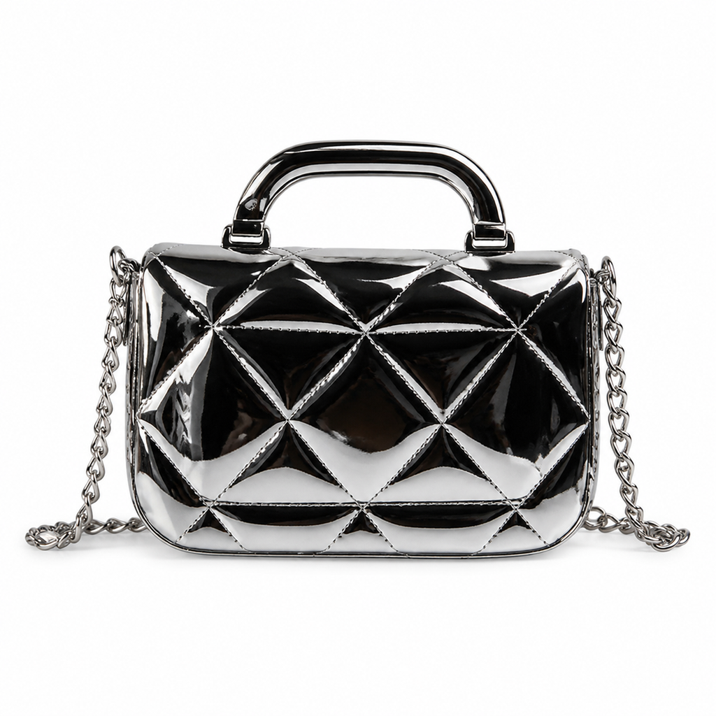 Chanel Classic Quilted Wallet on Chain WOC | CC Turn-Lock Chain Strap — 18cm