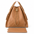 Chanel Classic Quilted Large Top Handle Tote Bag | CC Turn-Lock Chain Strap — 40cm