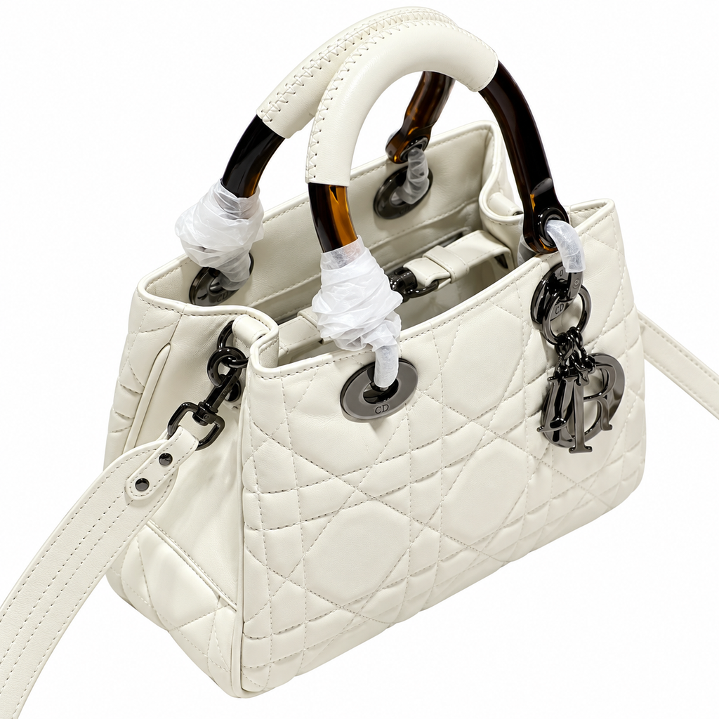 Dior Cannage Quilted Weekend Crossbody Bag 24cm