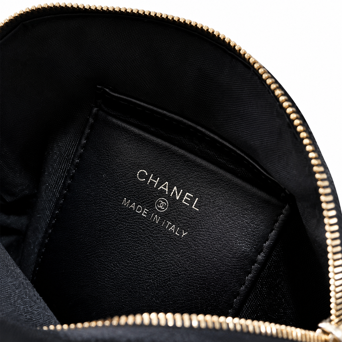 Chanel Grey Suede & Black Leather Mini Bucket Bag | Dual Round Top Handles, Gold CC Connector & Chain Strap