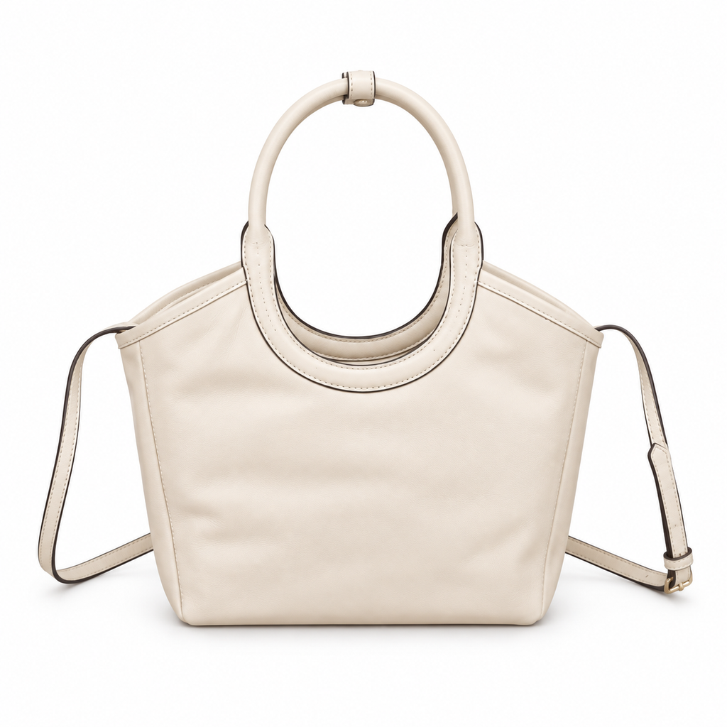 Miu Miu Leather Top Handle Bag 22 cm