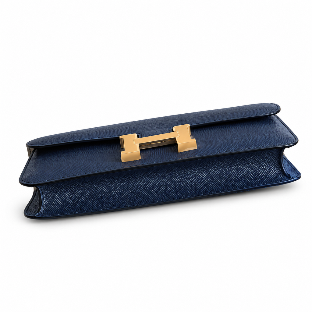 Hermès Lindy 26cm Crossbody Bag – Sapphire Blue | Luxury Leather Handbag