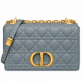 Dior Cannage Quilted Wide Shoulder Bag 25.5cm