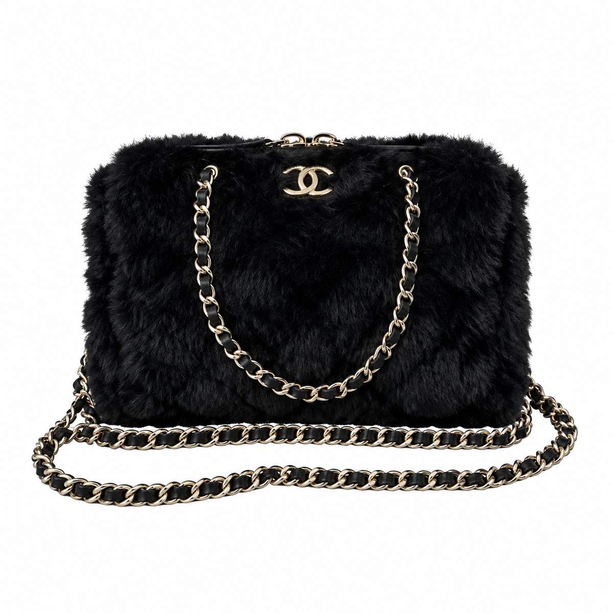 Chanel Quilted Travel Crossbody Bag 18.5cm