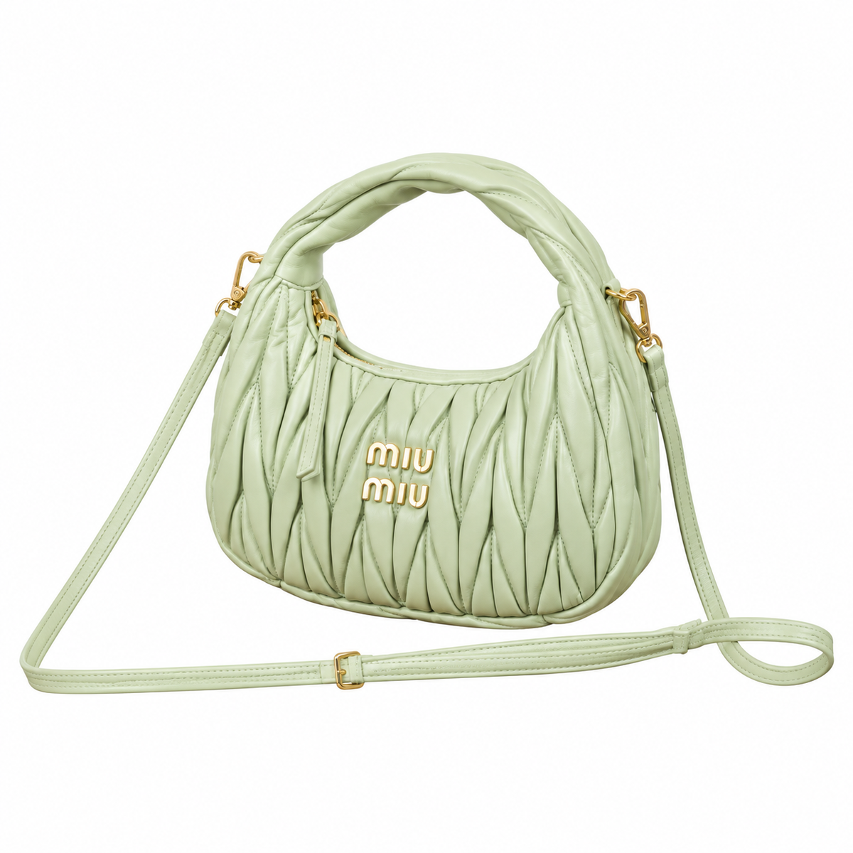 Miu Miu Matelassé Leather Crossbody Bag