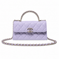 Chanel Quilted Leather Sculpted Flap Crossbody Bag