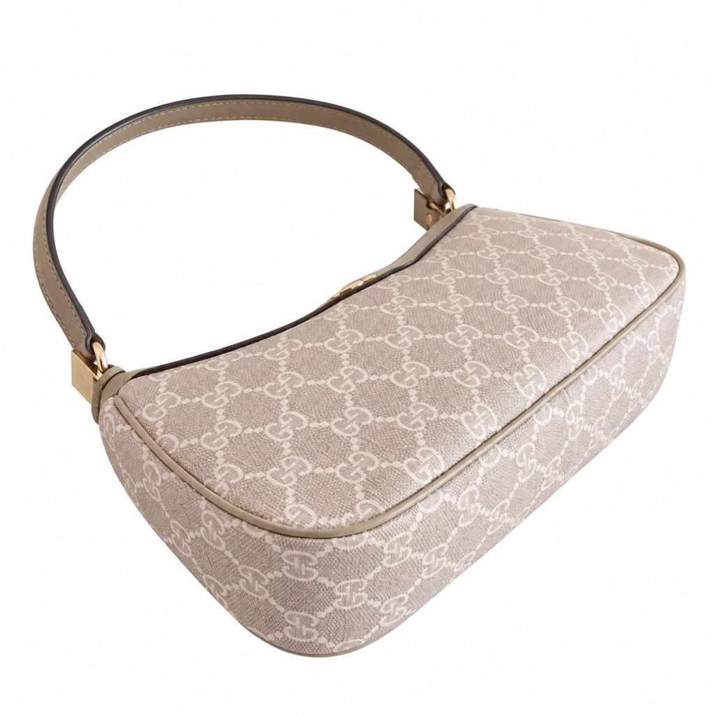 Gucci Ophidia GG Supreme Small Handbag White