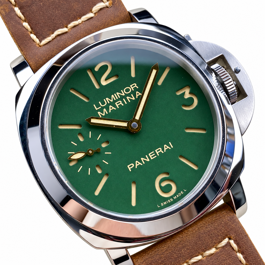 Panerai Luminor Marina Automatic 44mm Men's Steel Watch White Dial