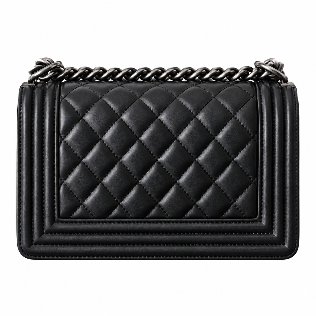 Chanel Quilted Chain Flap Bag 20cm