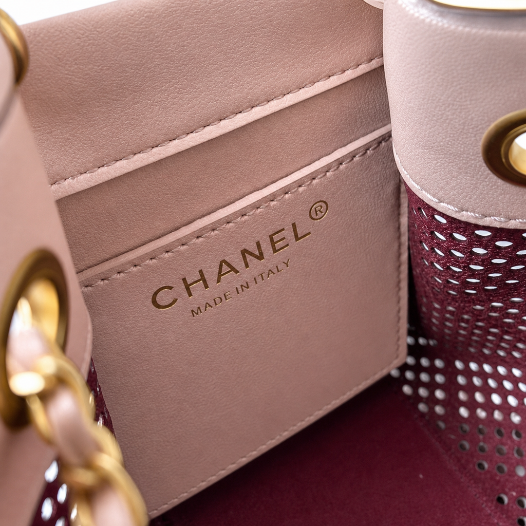 Chanel Classic Quilted Medium Top Handle Handbag | CC Turn-Lock Chain Strap — 20cm