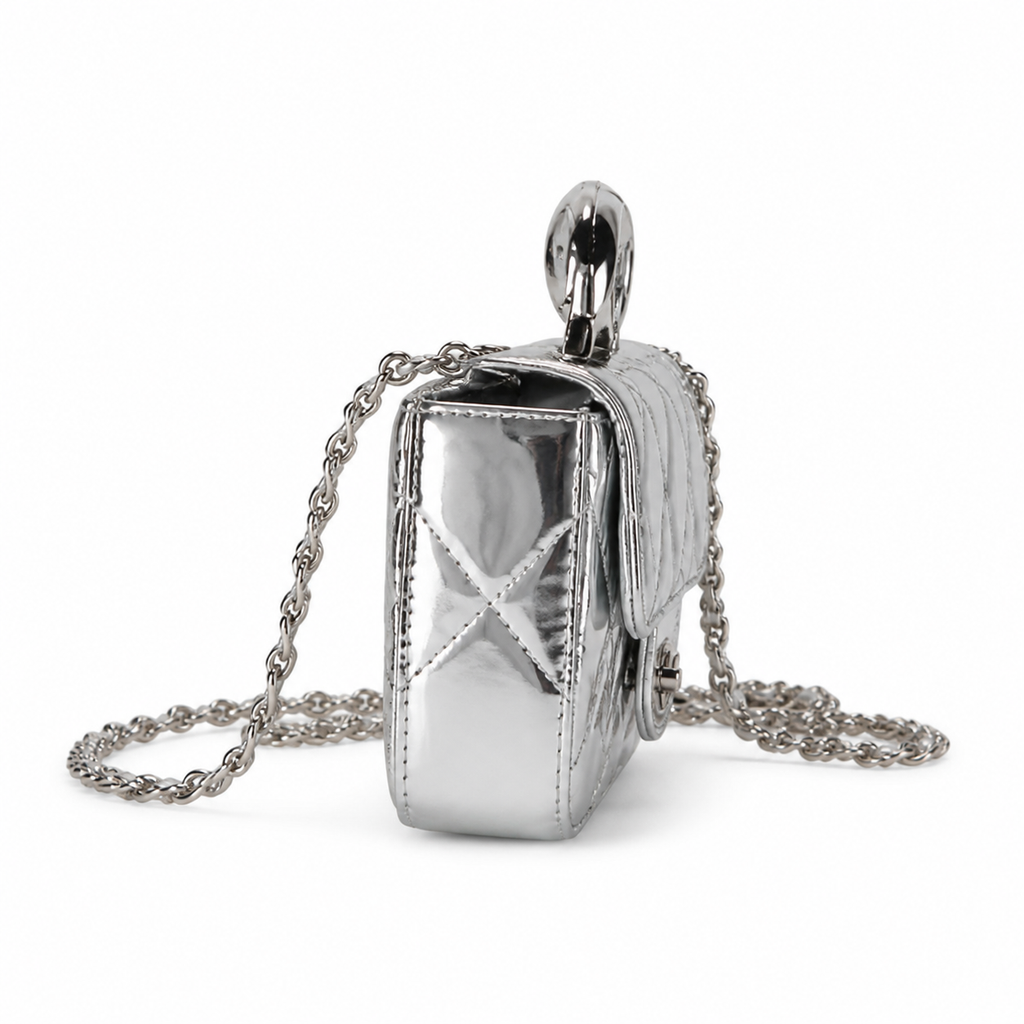 Chanel Classic Quilted Wallet on Chain WOC | CC Turn-Lock Chain Strap — 18cm