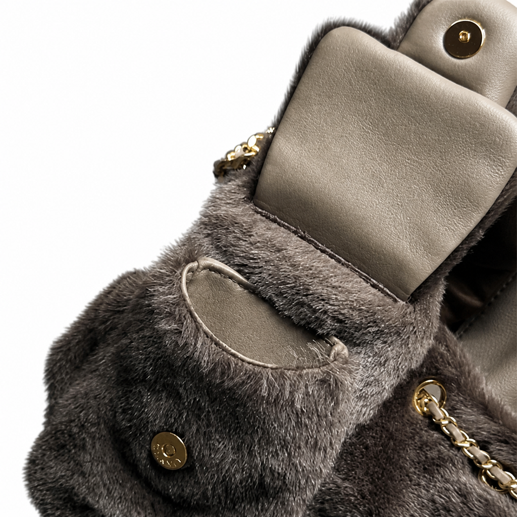 Chanel Quilted Leather Substantial Chain Crossbody