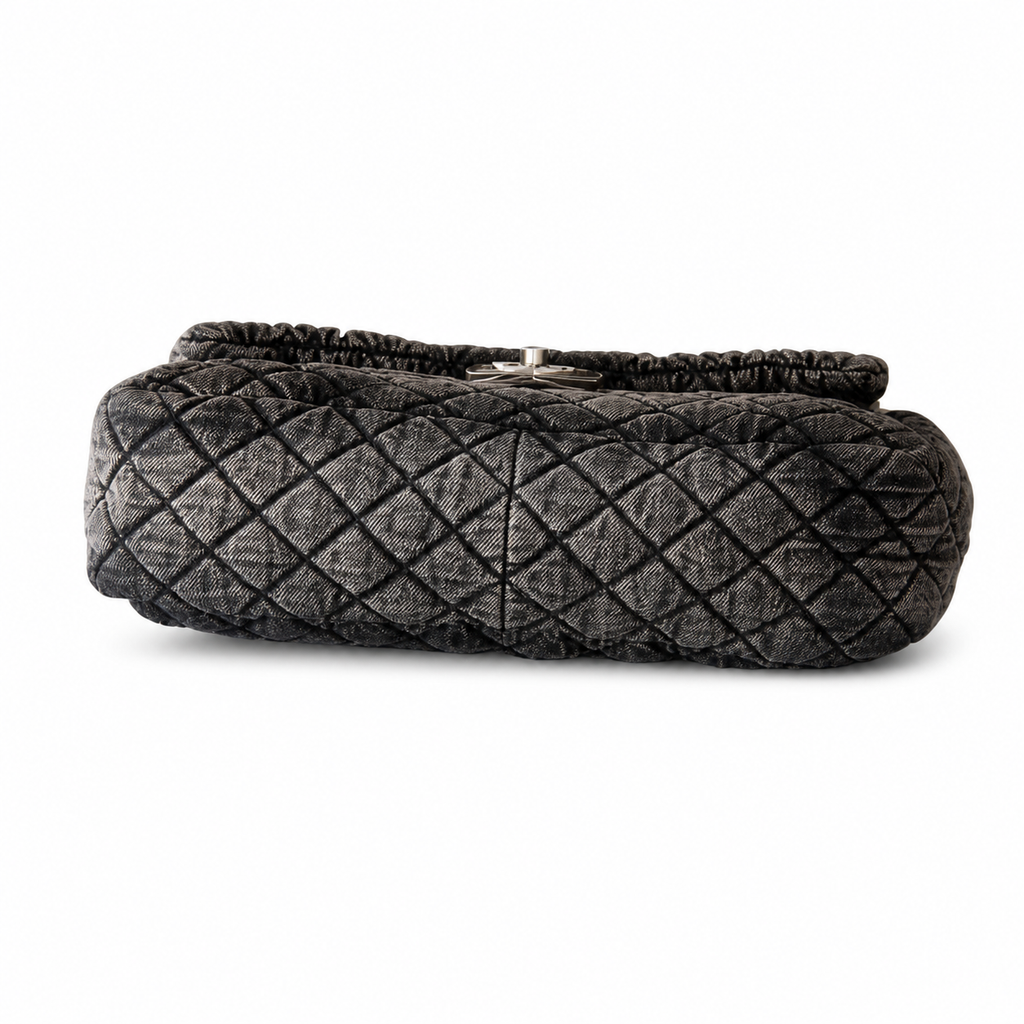 Chanel Classic Quilted Maxi Flap Bag | CC Hardware & Gold Chain — 33cm