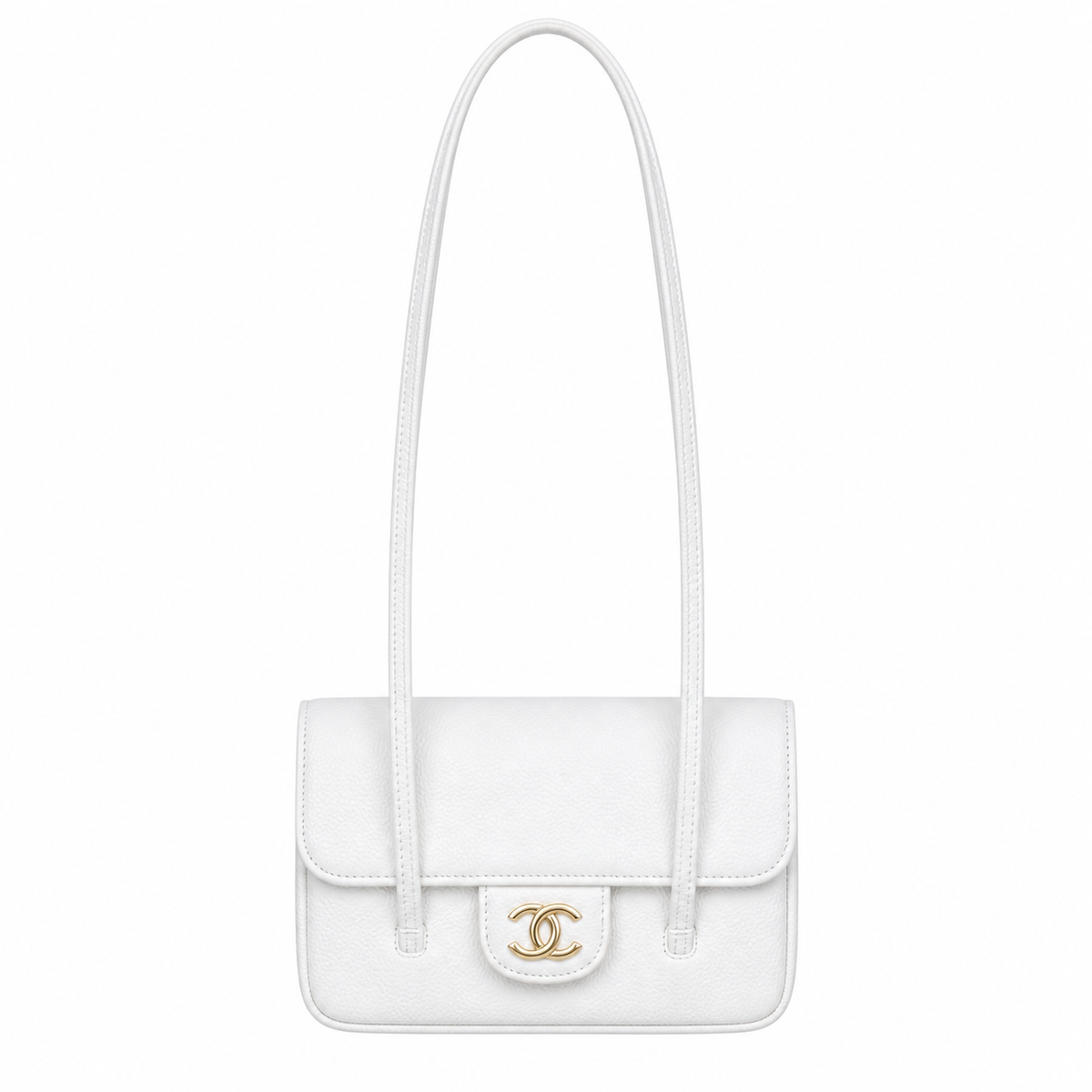 Chanel Classic Quilted Mini Flap Bag | CC Turn-Lock Chain Strap — 17cm