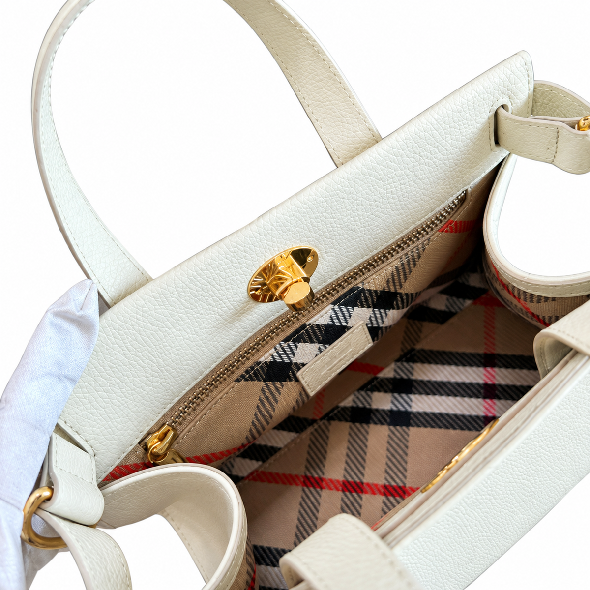 Burberry Heritage Check Crossbody Bag