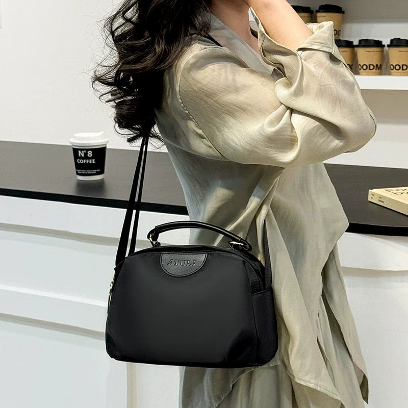 Chic Structured Women's Handbag | Top Handle Tote Bag 27×15×9cm