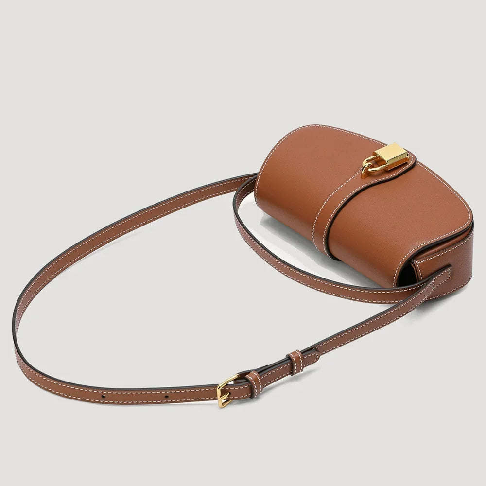 Women's Chic Drawstring Bag – Elegant Cinched Shoulder Purse 27×15×9cm