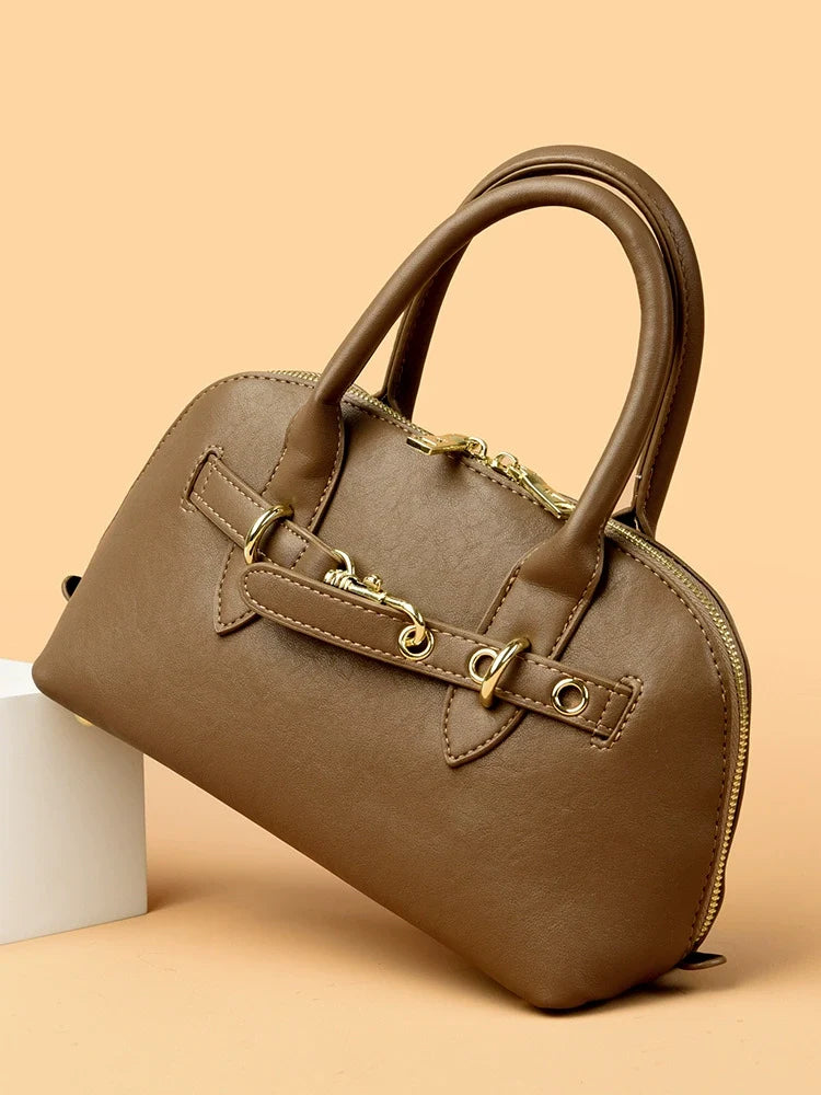 Women's Holiday Gift Handbag | Festive Structured Luxury Tote 27×15×9cm