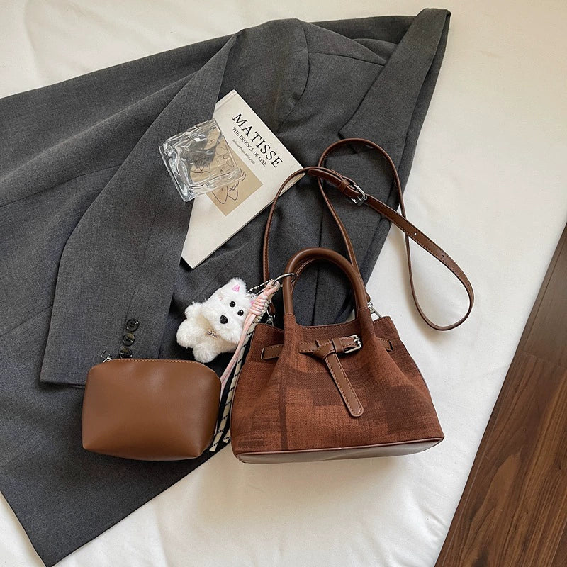 Women's Versatile Everyday Handbag | Smart Structured Multi-Use Tote 27×15×9cm